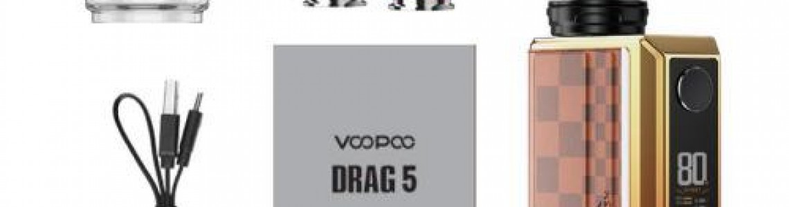 VOOPOO Drag 5 Kit İncelemesi | Çift 18650 Güçlü DL Mod Cihaz VOOPOO Drag 5 Kit İncelemesi | Çift 18650 Güçlü DL Mod Cihaz