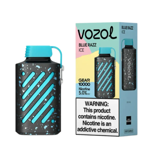 Vozol Gear 10000 Blue Razz Ice